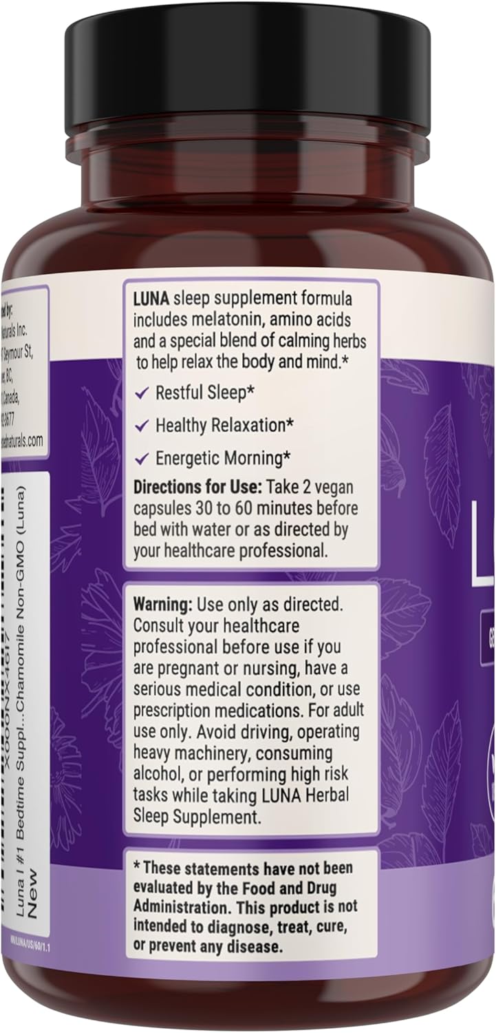 luna-melatonin ข้างขวด